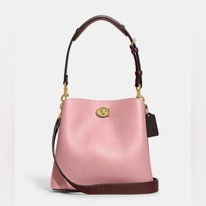 Coach Willow Bucket Bag In Colorblock